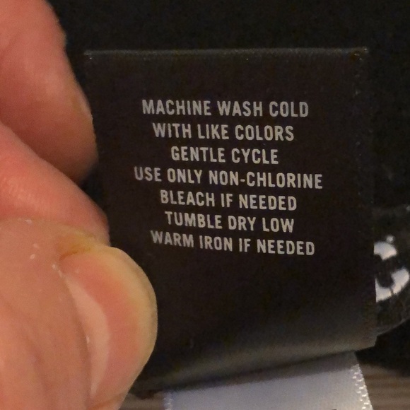 Hot Topic, black jersey circle skirt w/adjustable suspenders - junior size SM - Picture 11 of 16